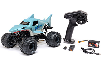 FULLY READY-TO-RUN for the Losi Mini LMT Megalodon 4x4 RTR Monster Truck