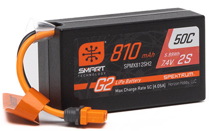 SPEKTRUM SMART G2 2S LIPO BATTERY for the Losi Mini LMT Megalodon 4x4 RTR Monster Truck