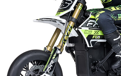 FRONT FORK voor de Losi 1/4 Promoto-SM FXR Supermoto RTR RC Motorcycle