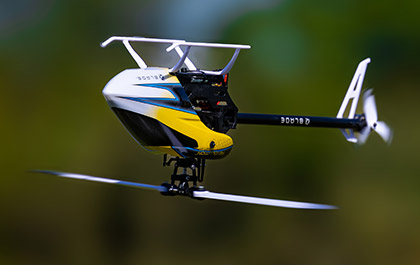 Stunt/Idle Up 1 (AS3X) modus voor de Blade Revolution 235 CP RC helikopter