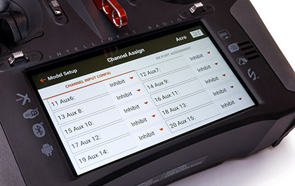 Android-Powered Touchscreen for Spektrum iX14+ 20-Channel DSMX Transmitter