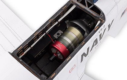 140-160N TURBINE READY AIRFRAME voor de Hangar 9 Hawk 140-160N ARF RC Jet