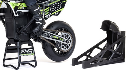 DISPLAY/MAINTENANCE & STARTING STANDS for the Losi 1/4 Promoto-SM FXR Supermoto RTR RC Motorcycle