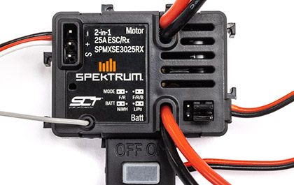 SPEKTRUM 25A 2-IN-1 ESC für den Losi Mini LMT Megalodon 4x4 RTR Monster Truck