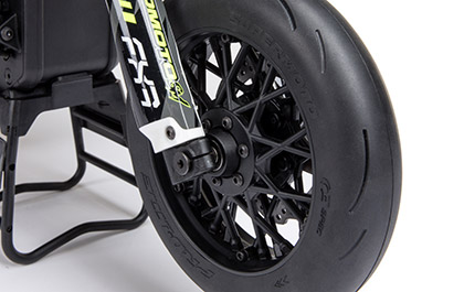 PRO-LINE RACING OE (ORIGINAL EQUIPMENT) SUPERMOTO STREET TIRES for the Losi 1/4 Promoto-SM FXR Supermoto RTR RC Motorcycle