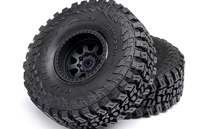 OFFICIALLY LICENSED MICKEY THOMPSON TIRES for the Axial RC Trail Buggy 4X4 RTR