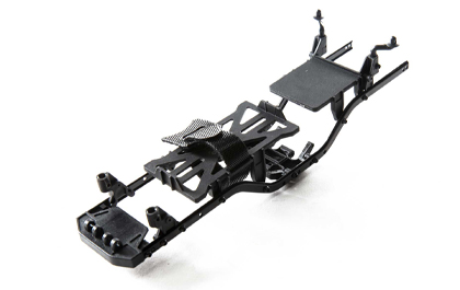 STEEL C-CHANNEL CHASSIS FRAME RAILS voor de Axial SCX24 Ford Bronco